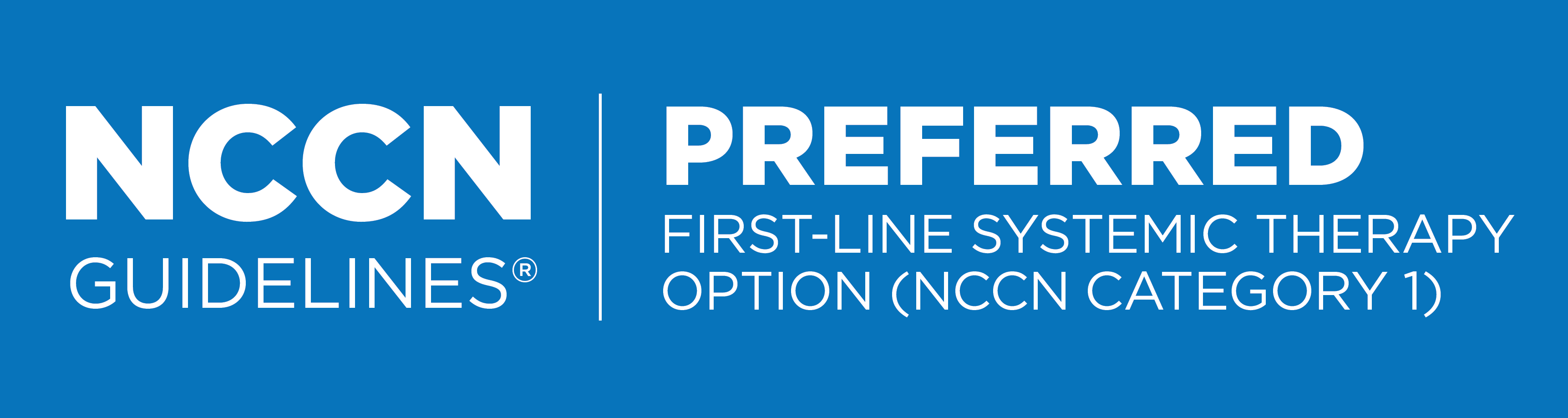 Lenvatinib (LENVIMA®) is the only NCCN preferred (category 1) systemic therapy option for RAI-R DTC.