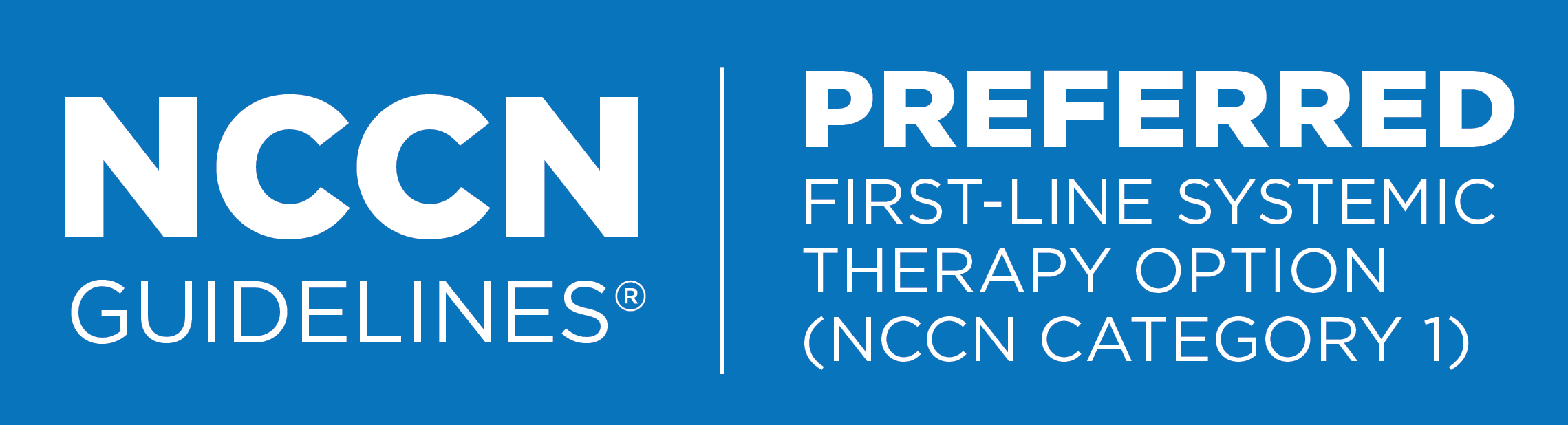 Lenvatinib (LENVIMA®) is the only NCCN preferred (category 1) systemic therapy option for RAI-R DTC.