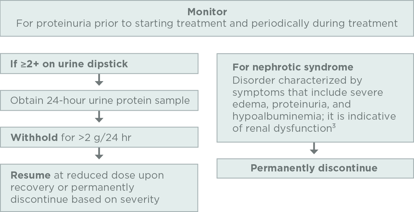 PI-guided strategies to manage proteinuria when taking LENVIMA for unresectable HCC 